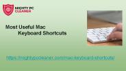 Most Useful Mac Keyboard Shortcuts