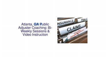 Public Adjuster Training & Job Alerts