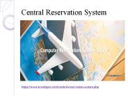 Central Reservation System (13)