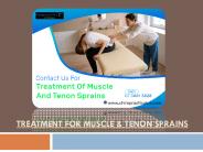 Chiropractic Treatment For Muscle & Tenon Sprains