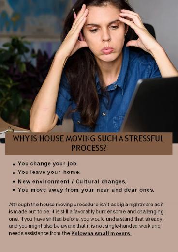 Why is house moving such a stressful process?