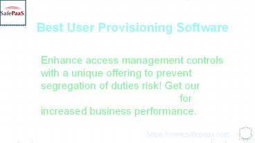 Best User Provisioning Software