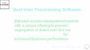 Best User Provisioning Software