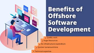 Benefits of Offshore Software Development - Meeraki