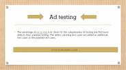 Ad testing