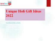 Holi Gifts Online Delivery in India - Sendbestgift