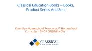 Classical Education Books – Books, Product Series