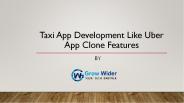 Online Cab Booking App Development Like Uber Clone