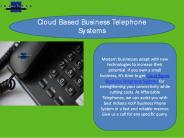Cloud Based Business Telephone Systems