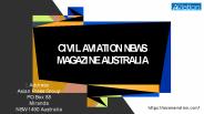 Civil Aviation News Magazine Australia