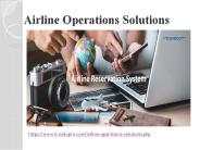 Airline Operations Solutions