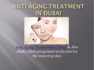 Anti-Aging Treatments in Dubai