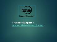 Trucker Support - raiderdispatch.com