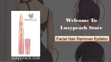 Facial Hair Remover Epilator