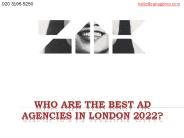 Who Are the Best Ad Agencies in London 2022