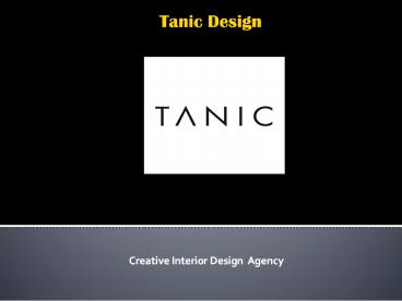 Creative Interior Design  Agency