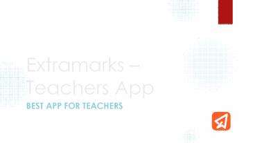 Teaching app for teachers