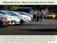 VINReportCheck.com – What To Know About The Car’s History?