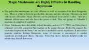 Magic Mushrooms Are Highly Effective in Handling depression