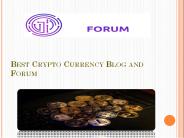 Best Crypto Currency Blog and Forum