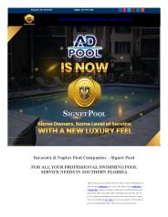 Residential Pool Service in Sarasota