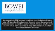 ESL Teaching Niche - Bowei Strategy