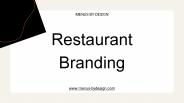 Restaurant Menu Logo Design