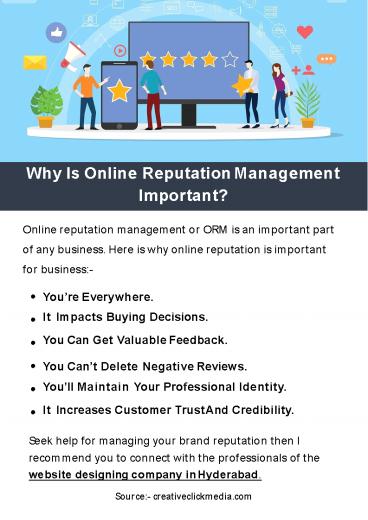 Why Is Online Reputation Management Important?