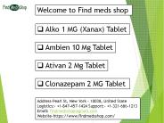 Best Alko 1 MG (Xanax) Tablet in USA