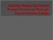Anthony Raspa Optimised Project Outcomes Through Sound Solution Design