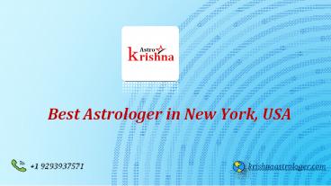 Best Astrologer & Psychic in USA, New York – Krishnaastrologer.com