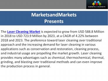 Laser Cleaning Market Key Players, Industry Size, Share, Growth & Forecast