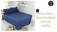 Navy Blue Bedding