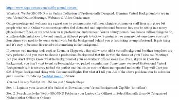 presentation player overlay