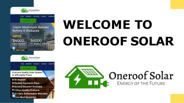 Oneroof Solar