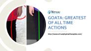 Greatest Of All Time Actions – Virtual Physical Therapist