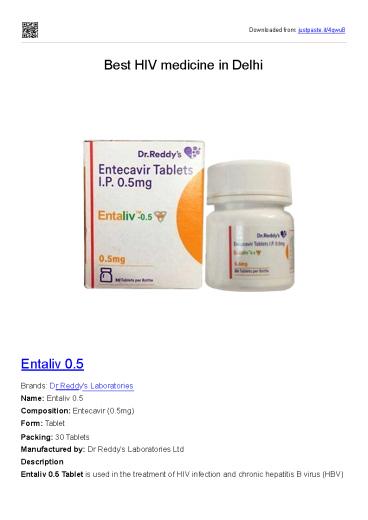 Best HIV medicine in Delhi