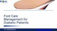 Foot Care Management for Diabetic Patients