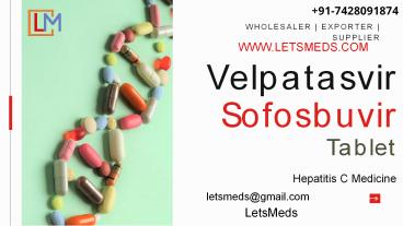 Velpatasvir Sofosbuvir Price Generic Epclusa Philippines
