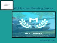 Wot account boosting service