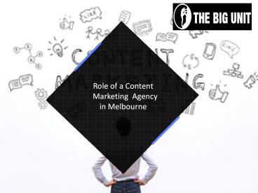 Role of a Content Marketing Agency in Melbourne