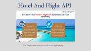 Hotel + Flight API