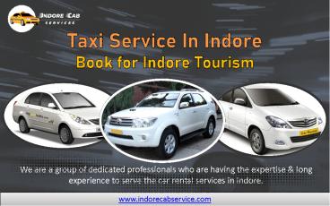 Taxi Service In Indore: Book for Indore Tourism