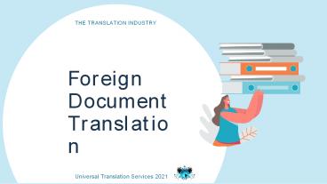 Foreign Document Translation