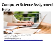 Computer Science Assignment Help
