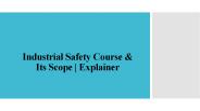 Industrial Safety Course & Its Scope | Explainer