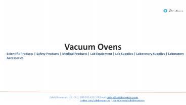 Vacuum Ovens by Zabdi Resources