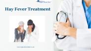 Hay Fever Treatment