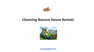 Choosing Bounce House Rentals (1)