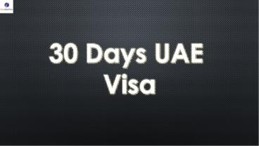 30 Days UAE Visa